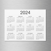 2023-2024 Calendrier magnétique pour frigo Magnet