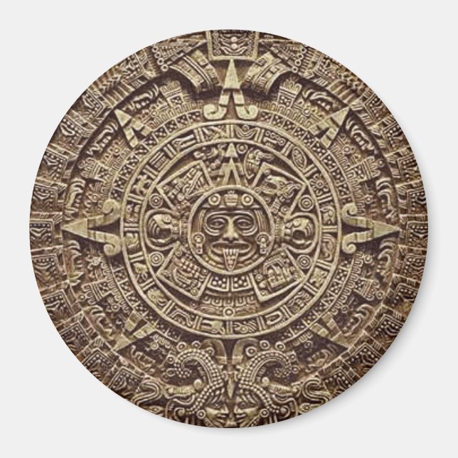 Magnet calendrier maya (Devant)