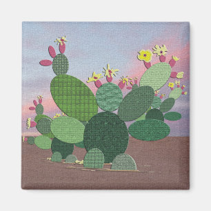 Magnet Calico Cactus