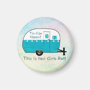 MAGNET   Camper rétro