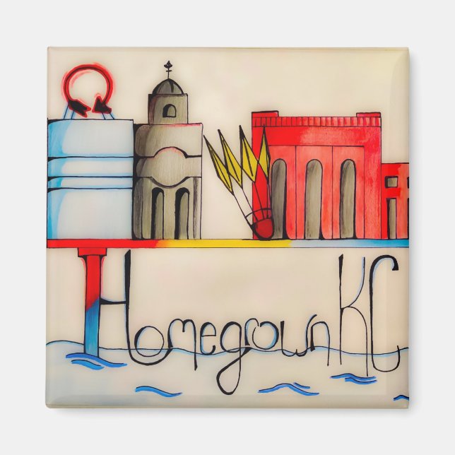 Magnet carré (Devant)