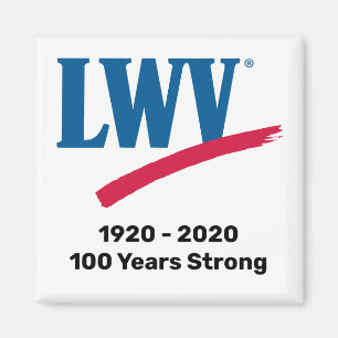 Magnet Carré à 100 ans de LWV