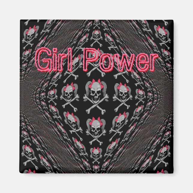 Magnet carré - Customisé (Devant)