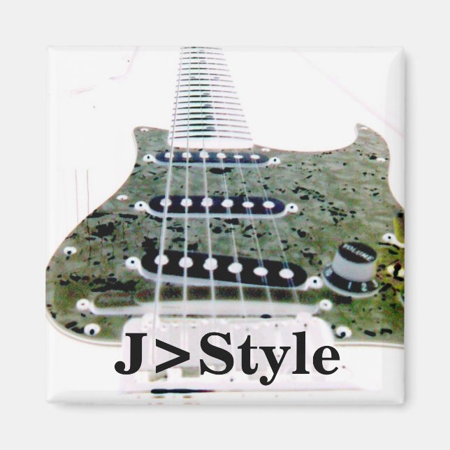 Magnet carré - Customisé (Devant)