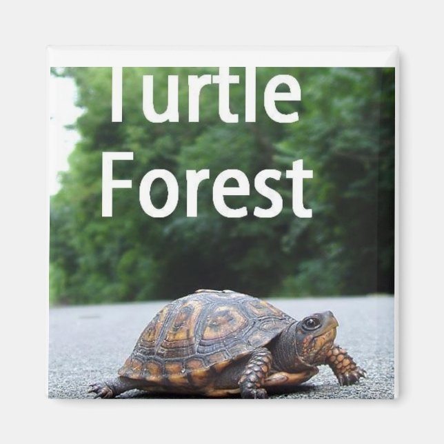 Magnet carré - Customisé (Devant)