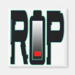 Magnet Carré de batterie RIP