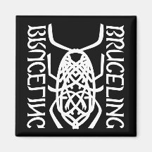 Magnet Carré d'impression blanc