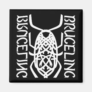 Magnet Carré d'impression blanc