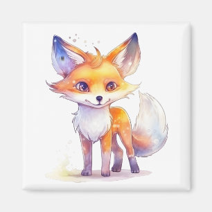 Magnet Carré mou Baby Fox