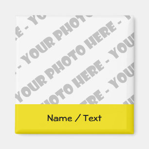 Magnet Carré photo et texte - Créez votre propre