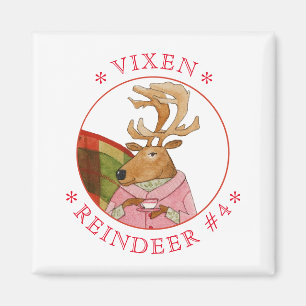 Magnet Carré VIXEN REINDEER