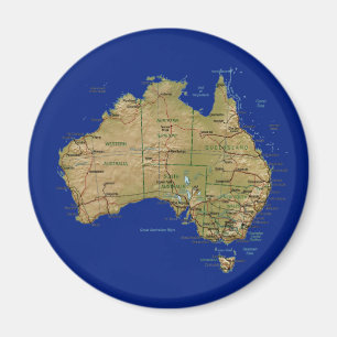 Magnet Carte Australie