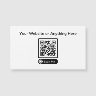 Magnet Carte de visite de code QR de petite quanti