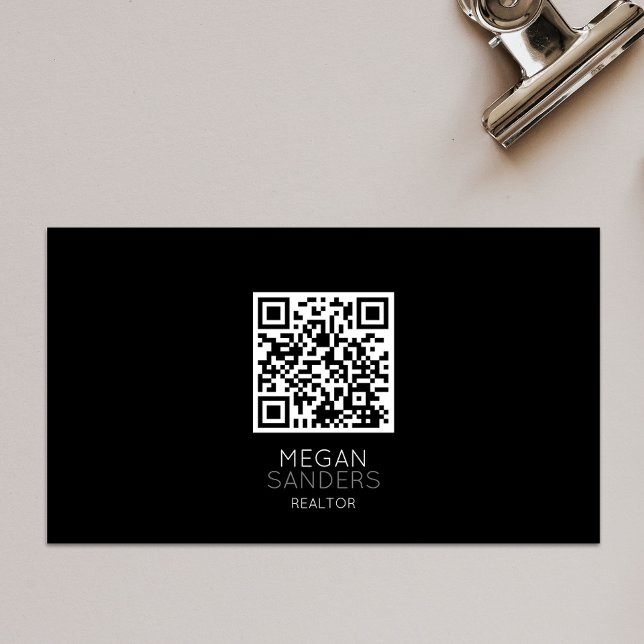 MAGNET Carte de visite DE CODE QR REALTOR MODERNE (Créateur téléchargé)