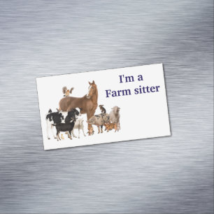 Magnet Carte de visite DE CONSERVATEUR AGRICOLE