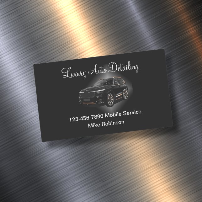 Magnet Carte de visite de détail mobile de luxe (Créateur téléchargé)