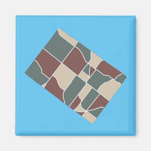 Magnet Carte du canton de Whitpain