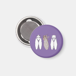 Magnet cigales de Provence, couleur lavande