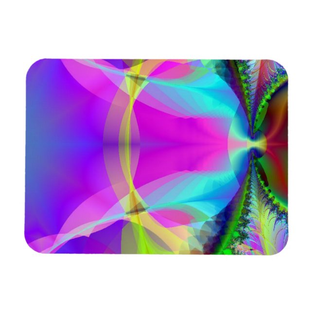 Magnet circulaire intérieur coloré (Horizontal)