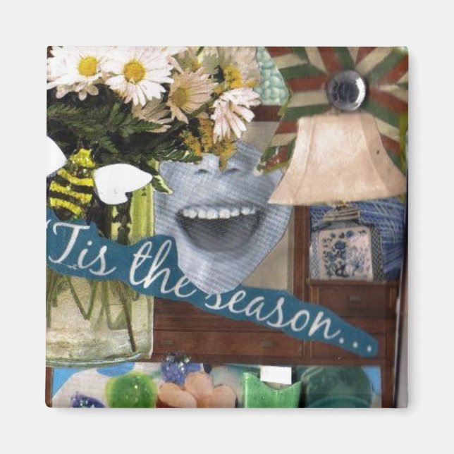 Magnet Collage amusant (Devant)