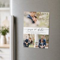 Magnet Collage Lettre Main Enregistrer la Date