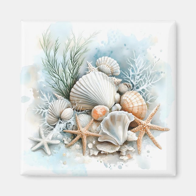 Magnet coquillages   (Devant)
