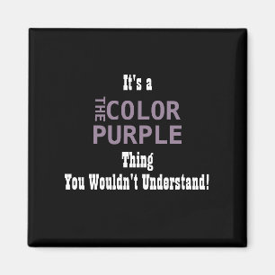 Magnet couleur violet