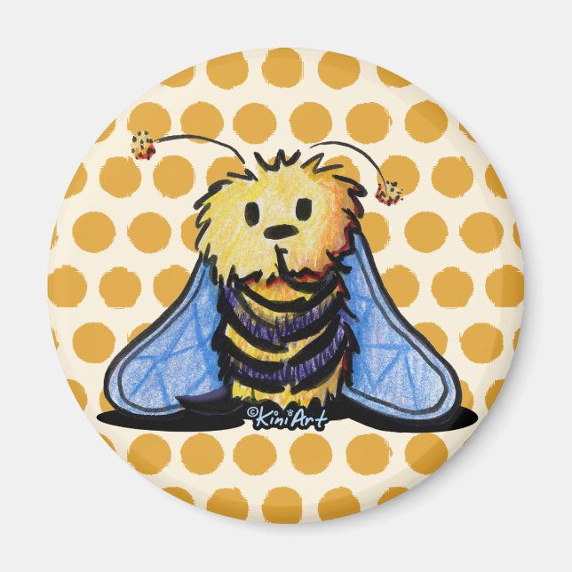 Magnet d'abeilles KiniArt (Devant)