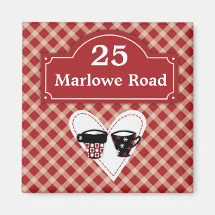 MAGNET D'ADRESSE MAISON