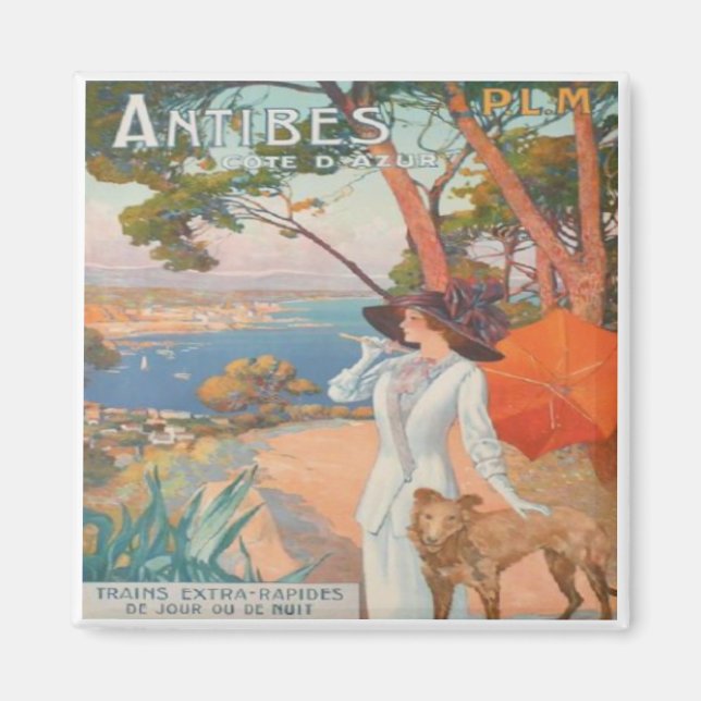Magnet d'affiche Vintage voyage (Devant)