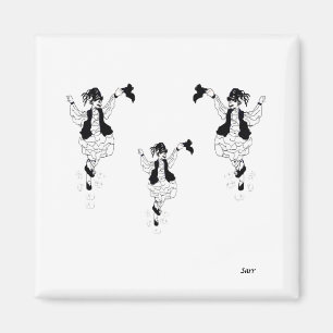 Magnet / Danseurs grecs d'Evzon