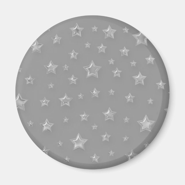 Magnet d'argent étoilé (Devant)