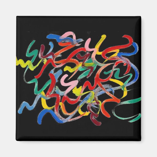 Magnet d'art Abstrait (Devant)