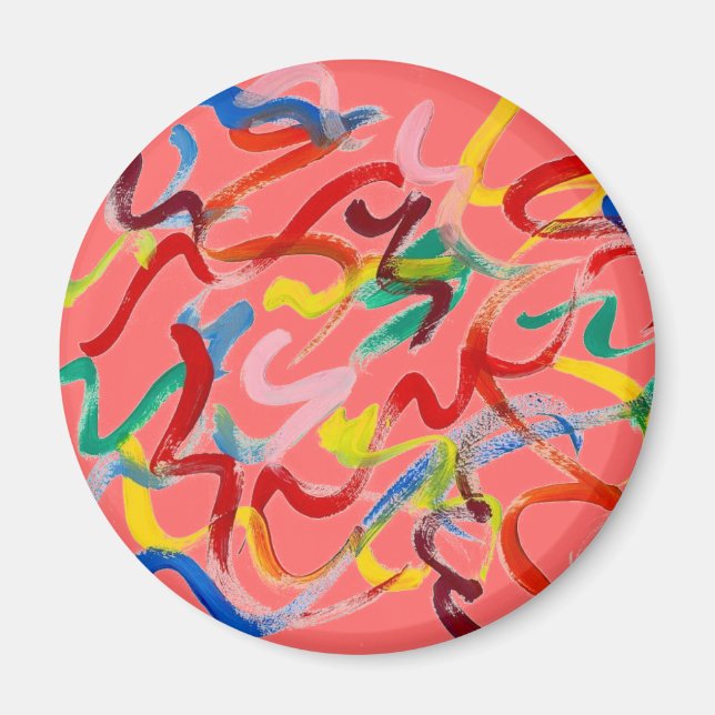 Magnet d'art Abstrait (Devant)