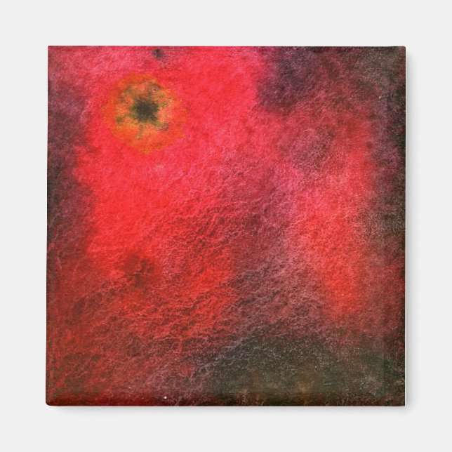 Magnet d'art Abstrait "Black Star" (Devant)