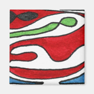 Magnet d'art Abstrait "Insides Out"