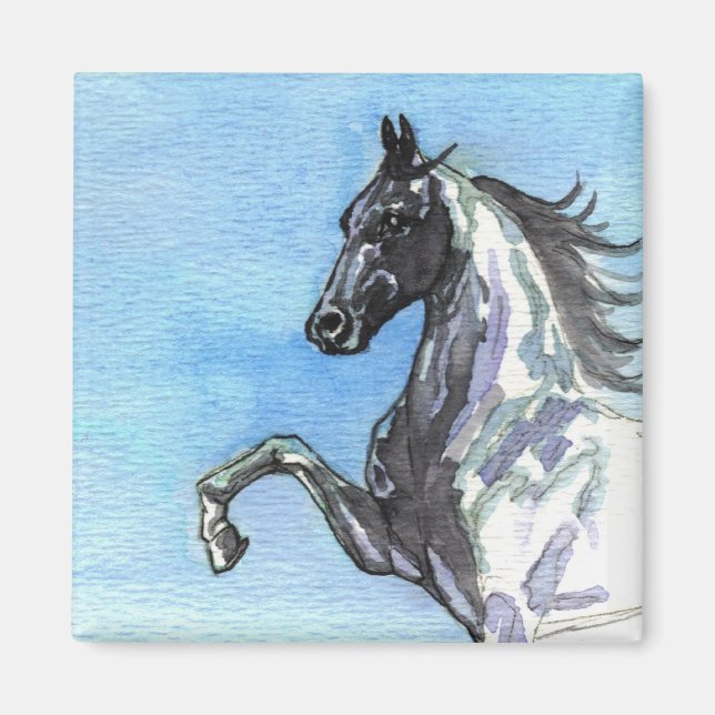Magnet d'art Cheval Saddlebred (Devant)