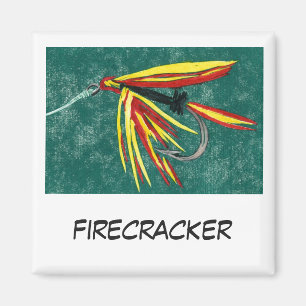 Magnet d'art de pêche à la volée "Firecracker"