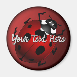 Magnet d'art Ladybug sur mesure Aimants de réfrigé