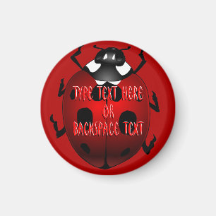 Magnet d'art Ladybug sur mesure Aimants de réfrigé