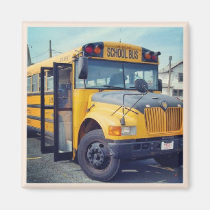 Magnet d'autobus scolaire de Boston