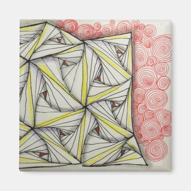 Magnet de 2 pouces avec art original (Devant)
