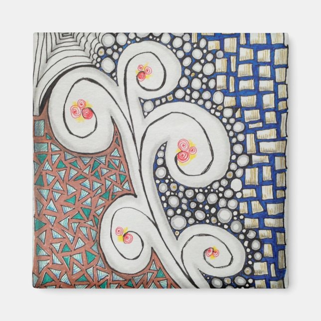 Magnet de 2 pouces avec art original (Devant)