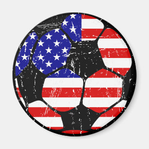 Magnet de ballon de football de l'Amérique