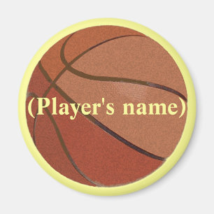Magnet de basket-ball personnalisé