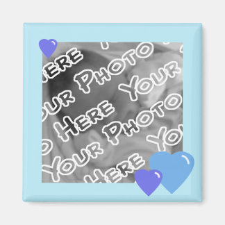 Magnet de bonbons bleus