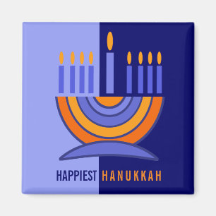 Magnet de cadeau de Hanoukka de conception de
