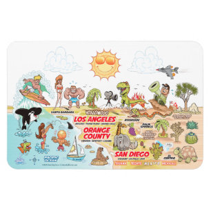 Magnet de Californie du Sud