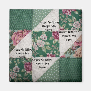 Magnet de Carré crazy Quiling
