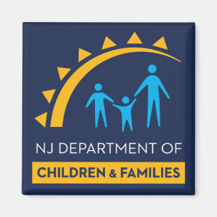 Magnet de Carré du logo NJDCF
